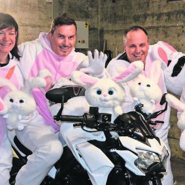 Möglichst viel Freude bereiten - Sie möchten die Rabbit Gang auf die nächste Stufe hieven: die OK-Mitglieder Natascha Wyss, Marc Ritter, Roland Keusch und Patrick Schmidlin (von links). Bild: Roger Wetli