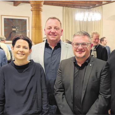 «Füreinander da sein» - Der neue Bremgarter Stadtrat: Peter Werder, Claudia Bamert, Stephan Troxler, Daniel Sommerhalder und Sandro Schmid (von links). Bild: Marco Huwyler
