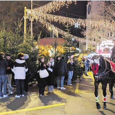 Weihnachtlich zum Wohlfühlen - Fabelhafte Weihnachtsstimmung: Der Christchindli-Märt mit seinen Lichtern, Tannenbäumen und sonstigen Weihnachtszaubereien war wieder ein Riesenhighlight. Bild: Marco Huwyler