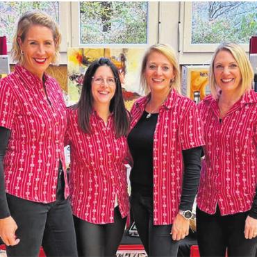 Neuer Jasskönig gesucht - Vier Frauen organisieren den Jass-Cup mit Herzblut: Cindy Niederer, Conny Etterlin, Esther Lattmann und Pia Ingold (von links).