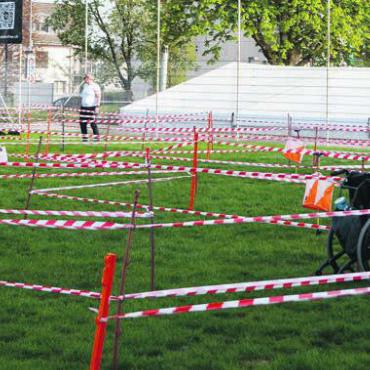 Begeisterung überall - Beim Orientierungslauf konnten alle Besucher mitmachen. Egal ob jung oder alt und mit Beeinträchtigung oder ohne.