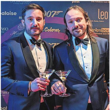 Ein Hauch von Hollywood - Adriano Meyer (links) und David Meier haben allen Grund, stolz zu sein.