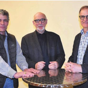Steuerfuss als Knackpunkt - Die drei Kirchenpflegepräsidenten arbeiten beim Projekt Zusammenschluss in der ersten Reihe mit: Marcel Huber, Georges Rey und Franz Rutzer (von links). Bild: Erika Obrist