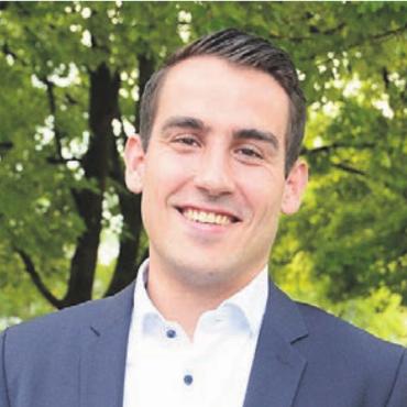 «Kann von allen etwas lernen» - Tim Hoffmann aus Tägerig kandidiert für die FDP. Bild: chh