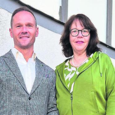 Patrick Stangl als Vizeammann - Mitte-Präsidentin Nelly Meier und Patrick Stangl, Gemeinderat seit 2022, nun als Vizeammann nominiert. Bild: zg