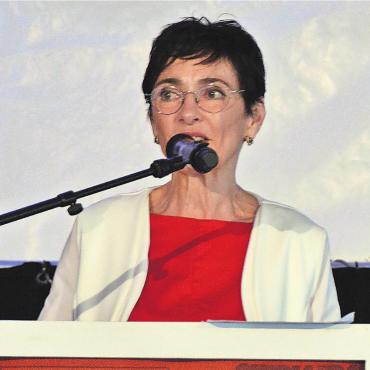 Freiheit verteidigen - Die Mitte-Ständerätin Marianne Binder erinnerte daran, dass die Schweiz kein Abo auf Freiheit besitzt. Bild: Roger Wetli