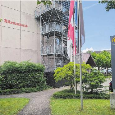 Bald wieder Asylunterkunft - Die Bunkeranlage unter der Bärenmatt wird wieder zum Asylzentrum. Bild: Archiv/huy