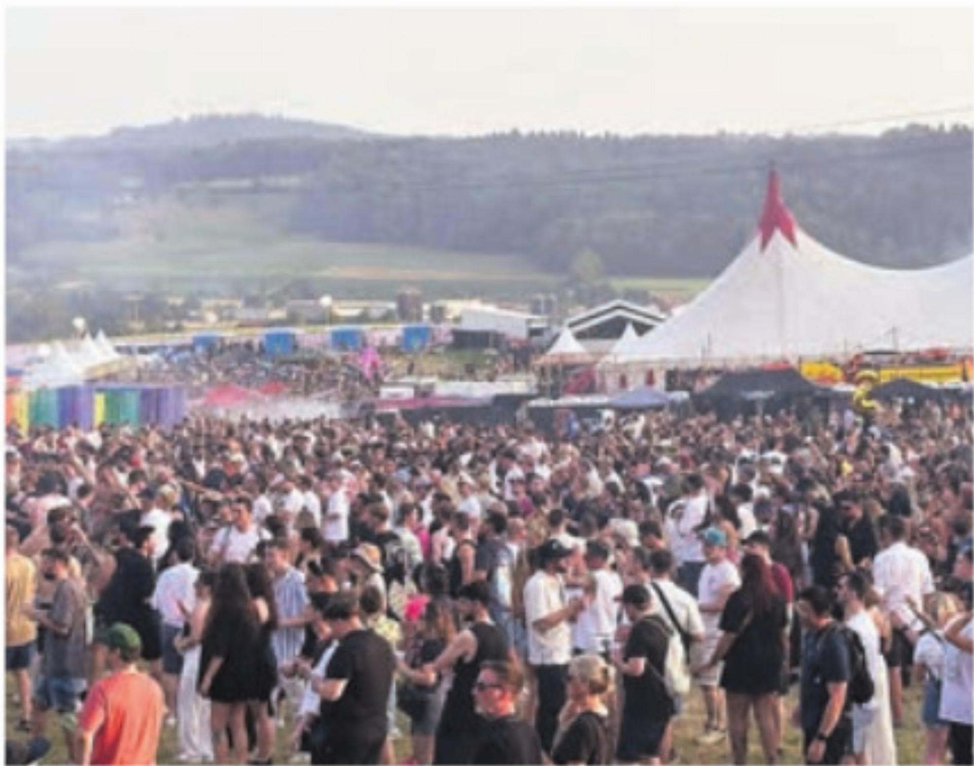 15 000 Menschen kamen ans Hive Air im Sommer 2025. Bild: spr - Das Bild wird blockiert. – Möglicherweise durch einen aktiven Adblocker.