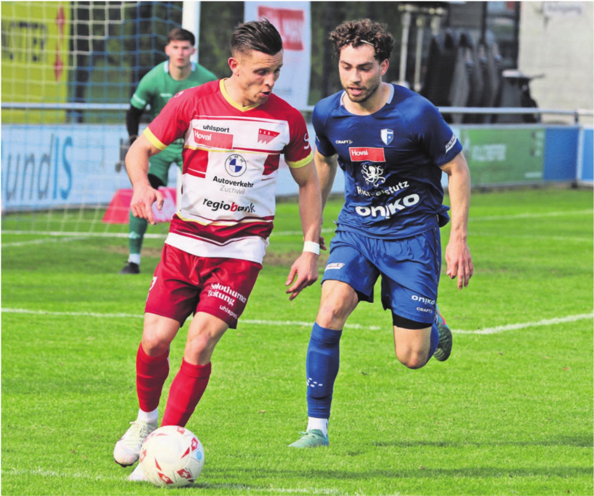 Der starke Verteidiger Santiago Brunner (rechts) wird gegen Buochs wieder im Kader der ersten Mannschaft sein. Bild: spr/Archiv - Das Bild wird blockiert. – Möglicherweise durch einen aktiven Adblocker.