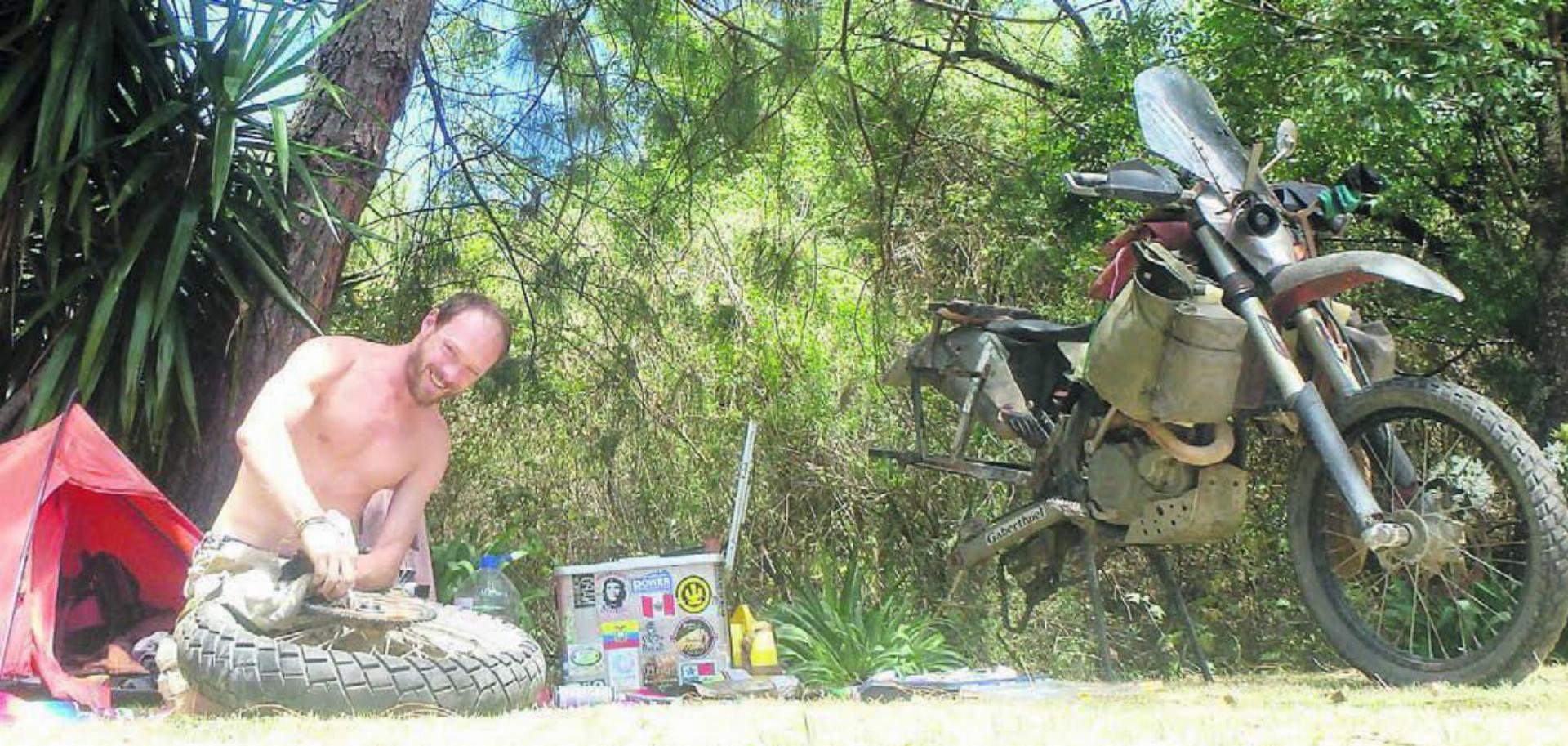 Thomas Heimberg war dreissig Monate unterwegs. Bild: zg - Das Bild wird blockiert. – Möglicherweise durch einen aktiven Adblocker.