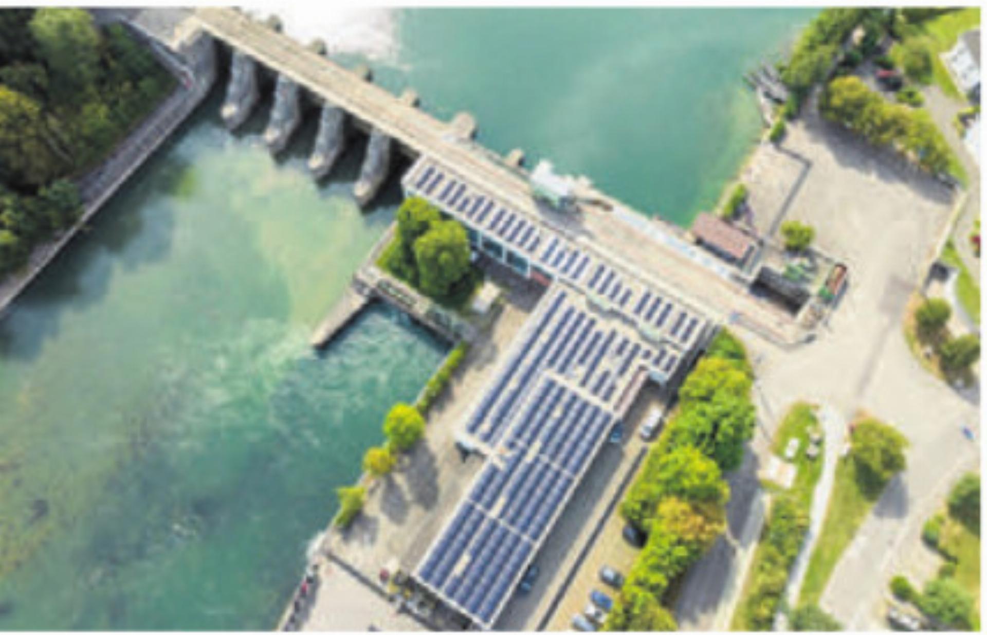 Das Kraftwerk Bremgarten-Zufikon wurde 50-jährig. Bild: zg - Das Bild wird blockiert. – Möglicherweise durch einen aktiven Adblocker.