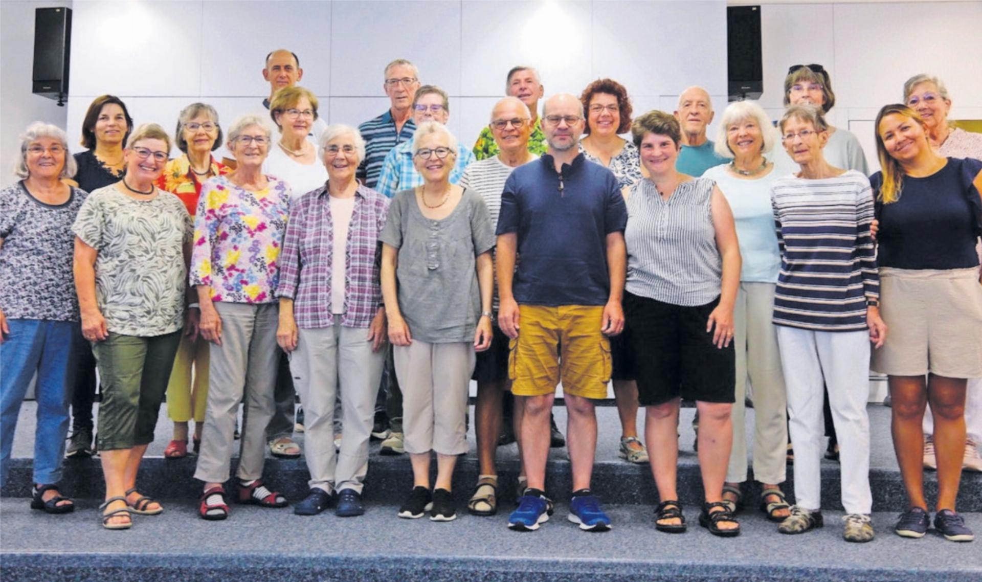 Der Gemischte Chor Rudolfstetten-Friedlisberg singt Werke aus verschiedenen Epochen. Bild: zg