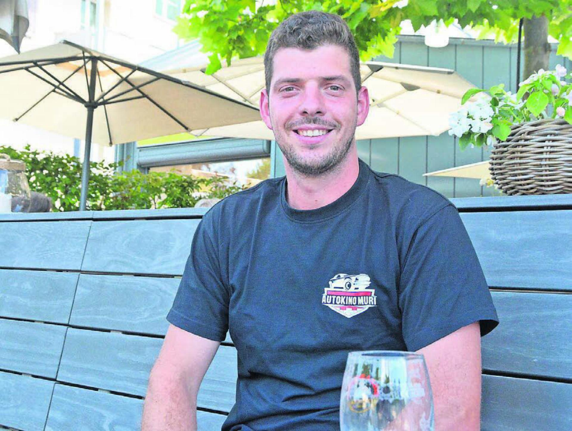 Reto Businger ist im Autokino-OK für die Ressorts Bau und Gastronomie verantwortlich.