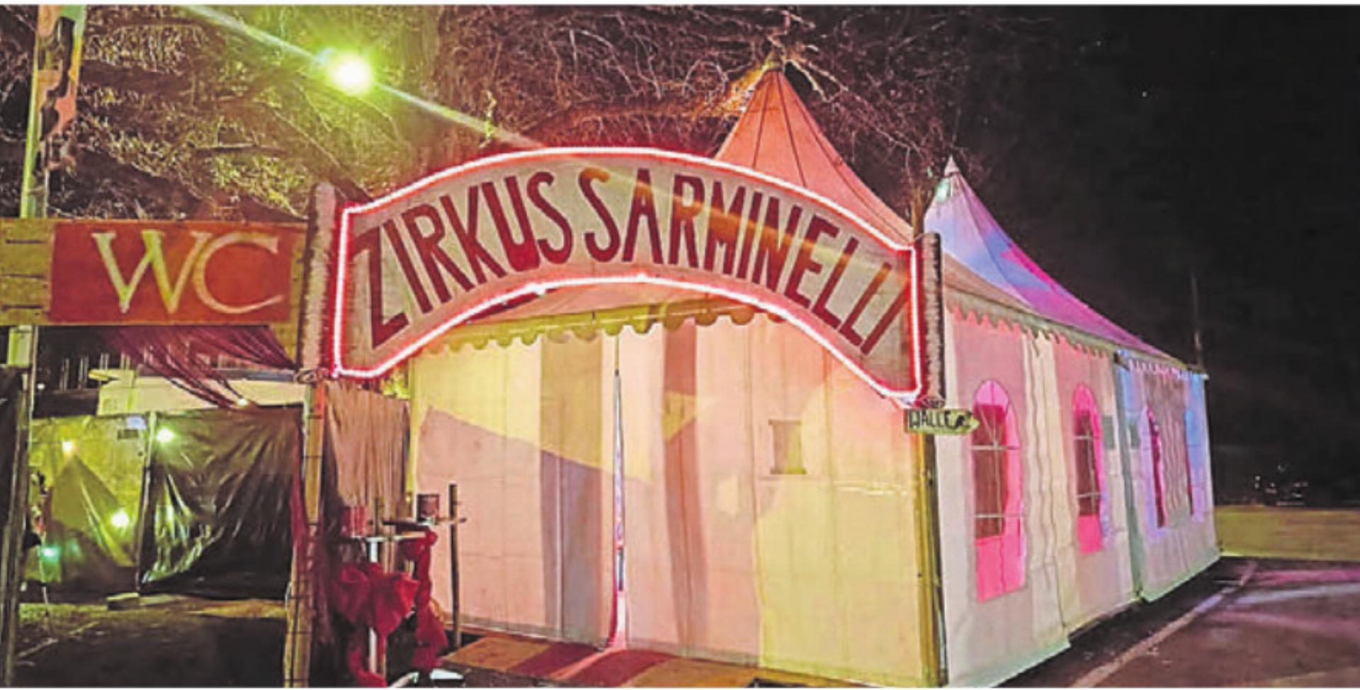 Der Zirkus Sarminelli öffnet seine Manege über die Fasnachtstage. Bild: zg - Das Bild wird blockiert. – Möglicherweise durch einen aktiven Adblocker.