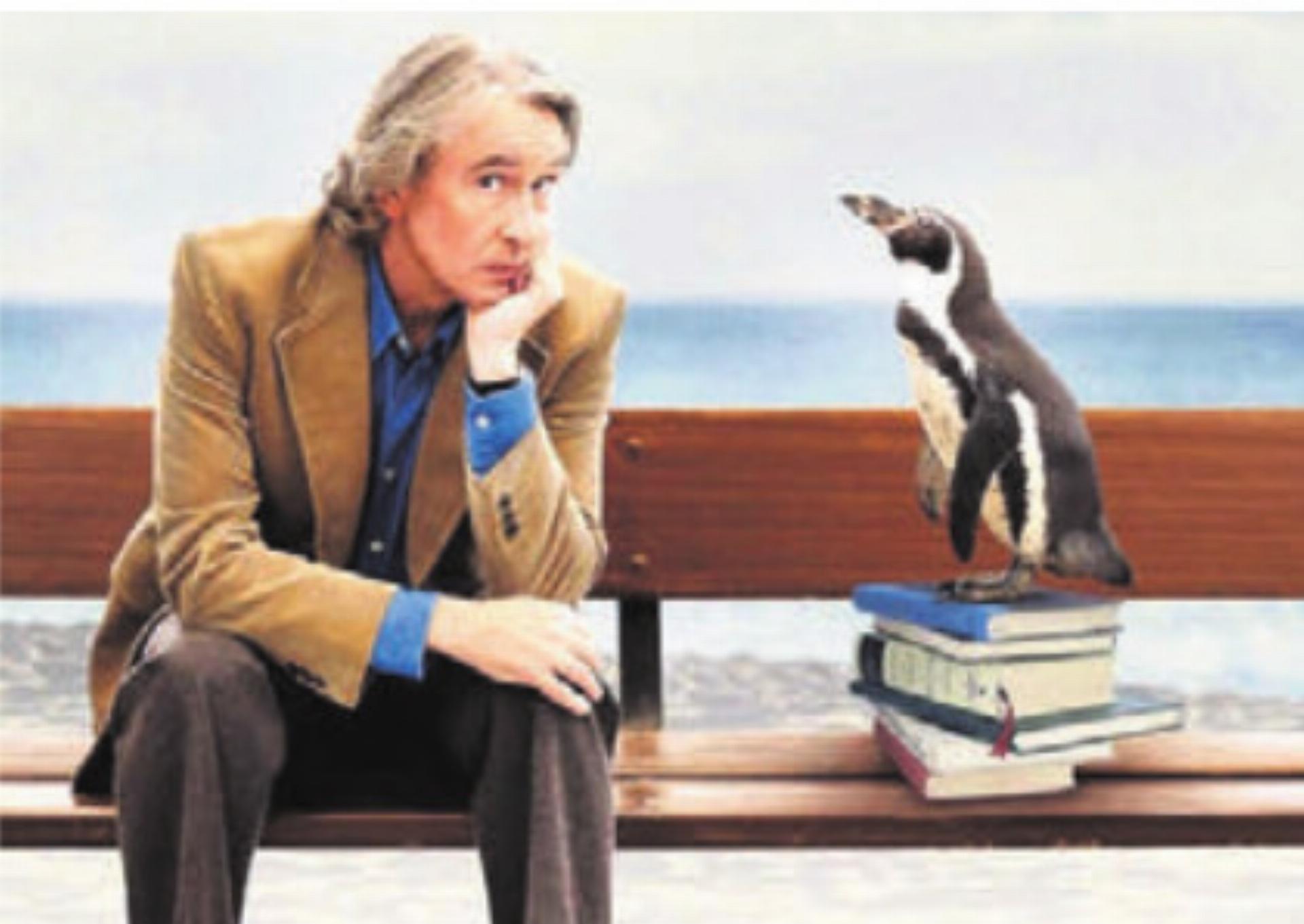 Ein Pinguin bringt das Leben von Lehrer Tom Michell durcheinander. Bild: pd - Das Bild wird blockiert. – Möglicherweise durch einen aktiven Adblocker.