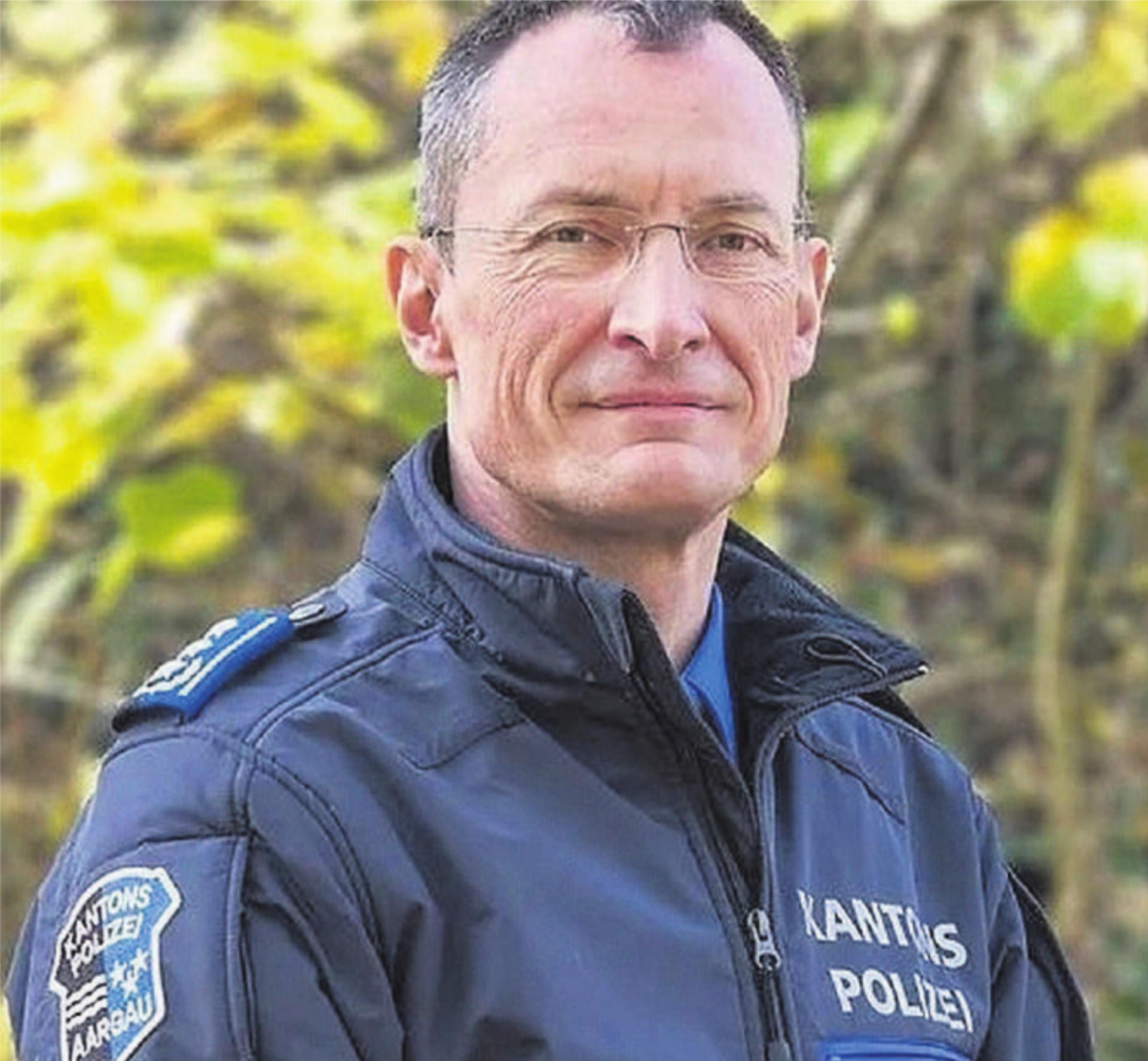 Michael Leupold ist Kommandant der Aargauer Kantonspolizei. Er hält die 1.-August-Rede in Eggenwil. Bild: zg