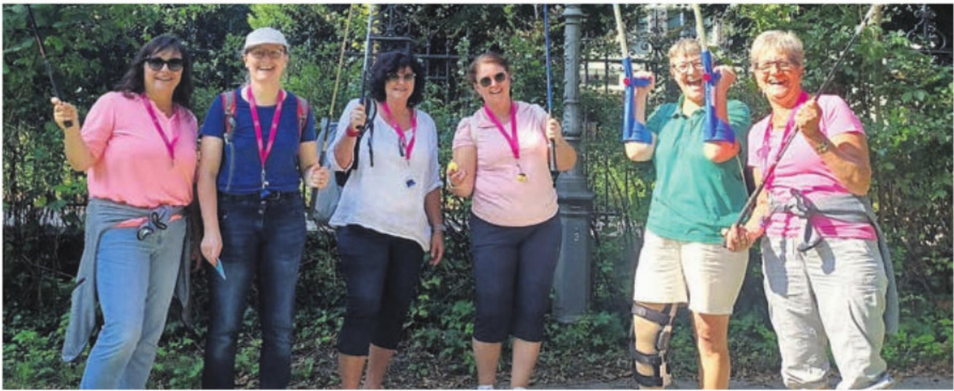 Das «Urban Golfen» machte riesig Spass. Bild: zg - Das Bild wird blockiert. – Möglicherweise durch einen aktiven Adblocker.