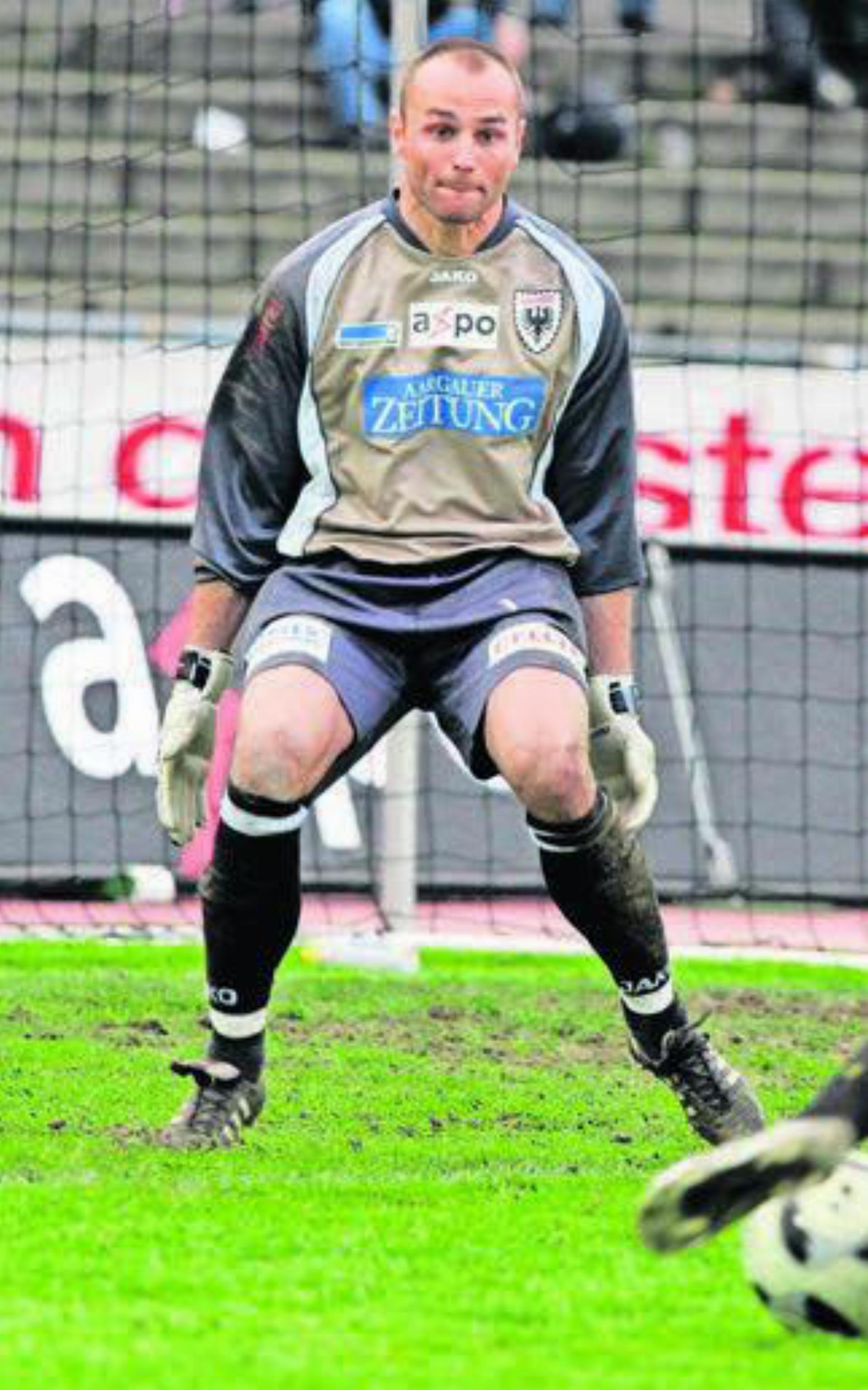 Oliver Stöckli im Trikot des FC Aarau. Bilder: Archiv/Freshfocus