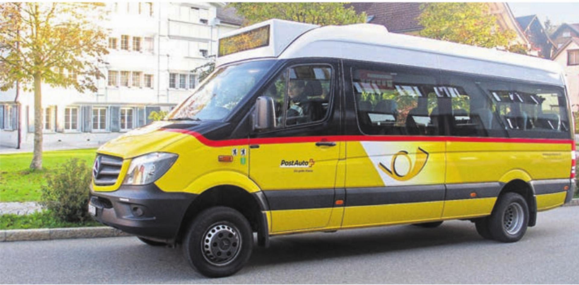 Kleinbusse wie dieser könnten dereinst regelmässig durch die Gassen der Altstadt verkehren. Bild: pd - Das Bild wird blockiert. – Möglicherweise durch einen aktiven Adblocker.