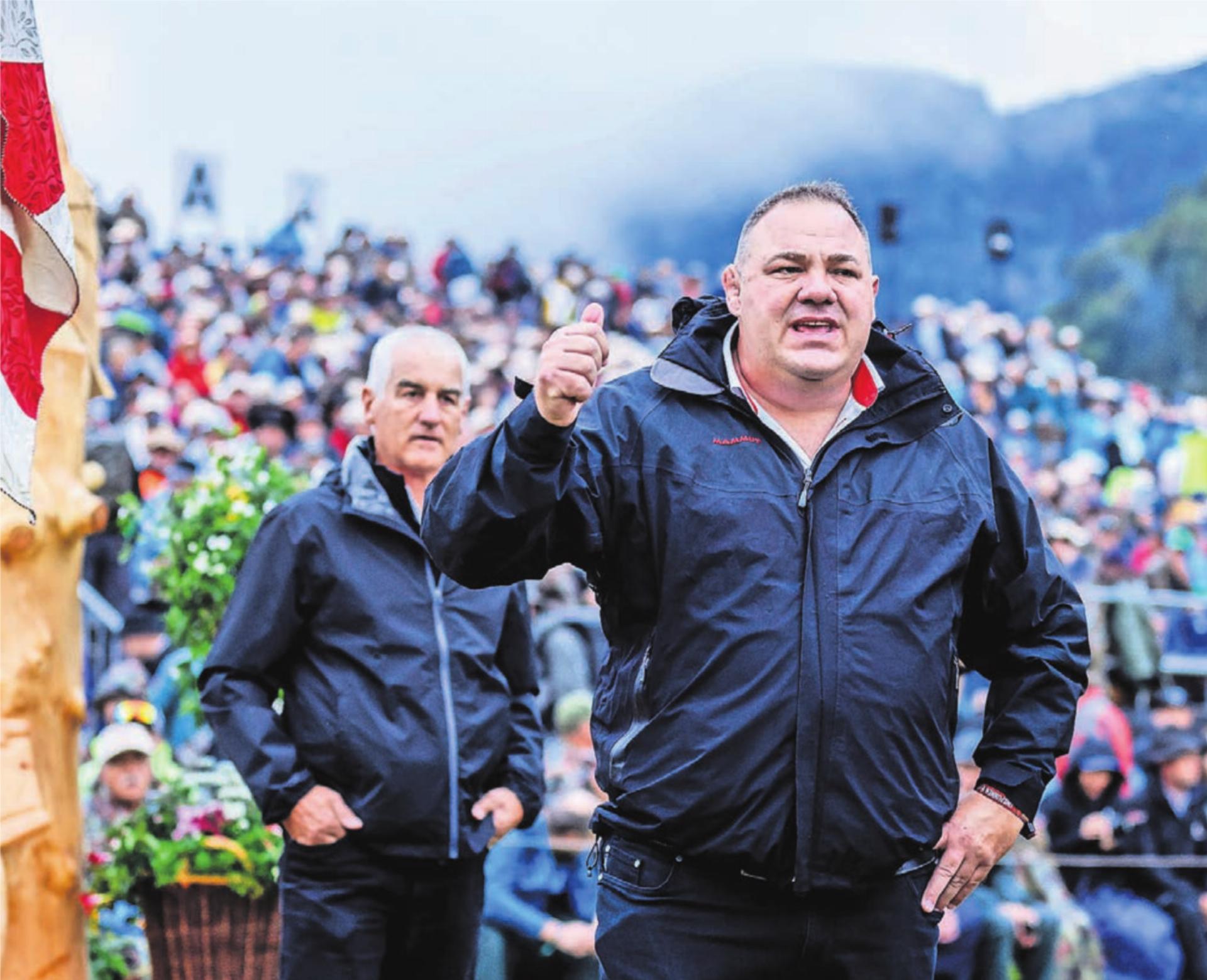 Stefan Strebel am letzten eidgenössischen Grossanlass − dem Unspunnen im letzten Jahr. Bild: Freshfocus