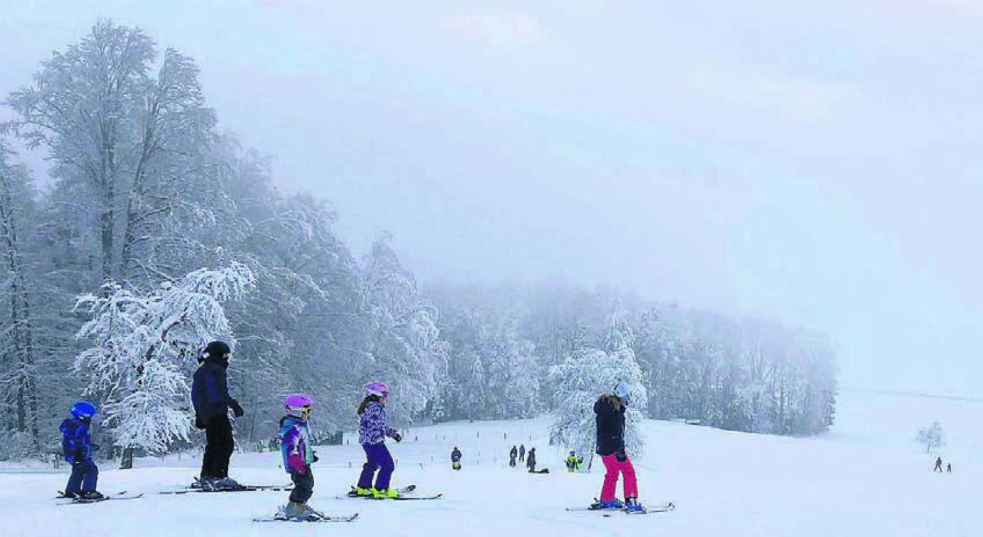 Blick zurück auf schneereichere Zeiten.