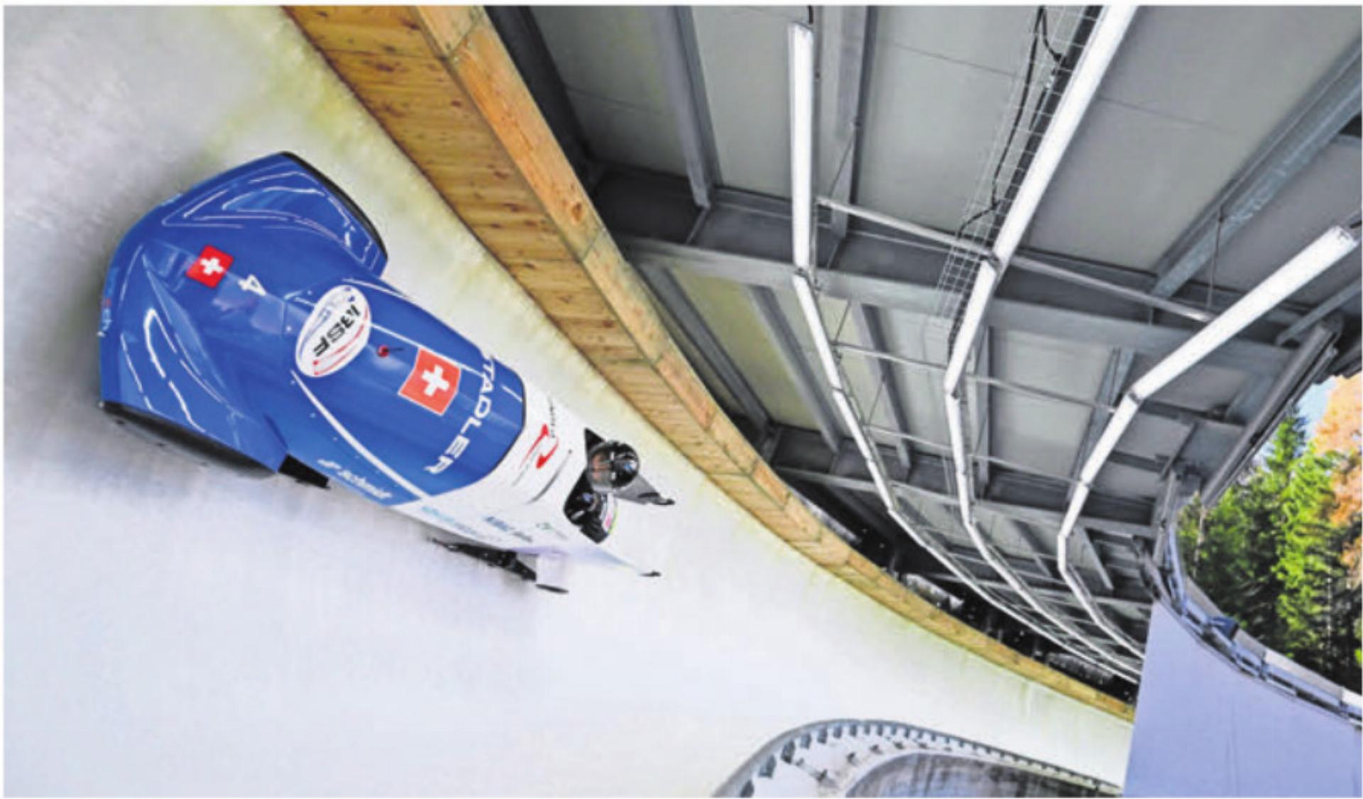 Melanie Hasler auf der Olympia-Bahn in Cortina D‘Ampezzo. 
Bild: Viesturs Lacis - Das Bild wird blockiert. – Möglicherweise durch einen aktiven Adblocker.