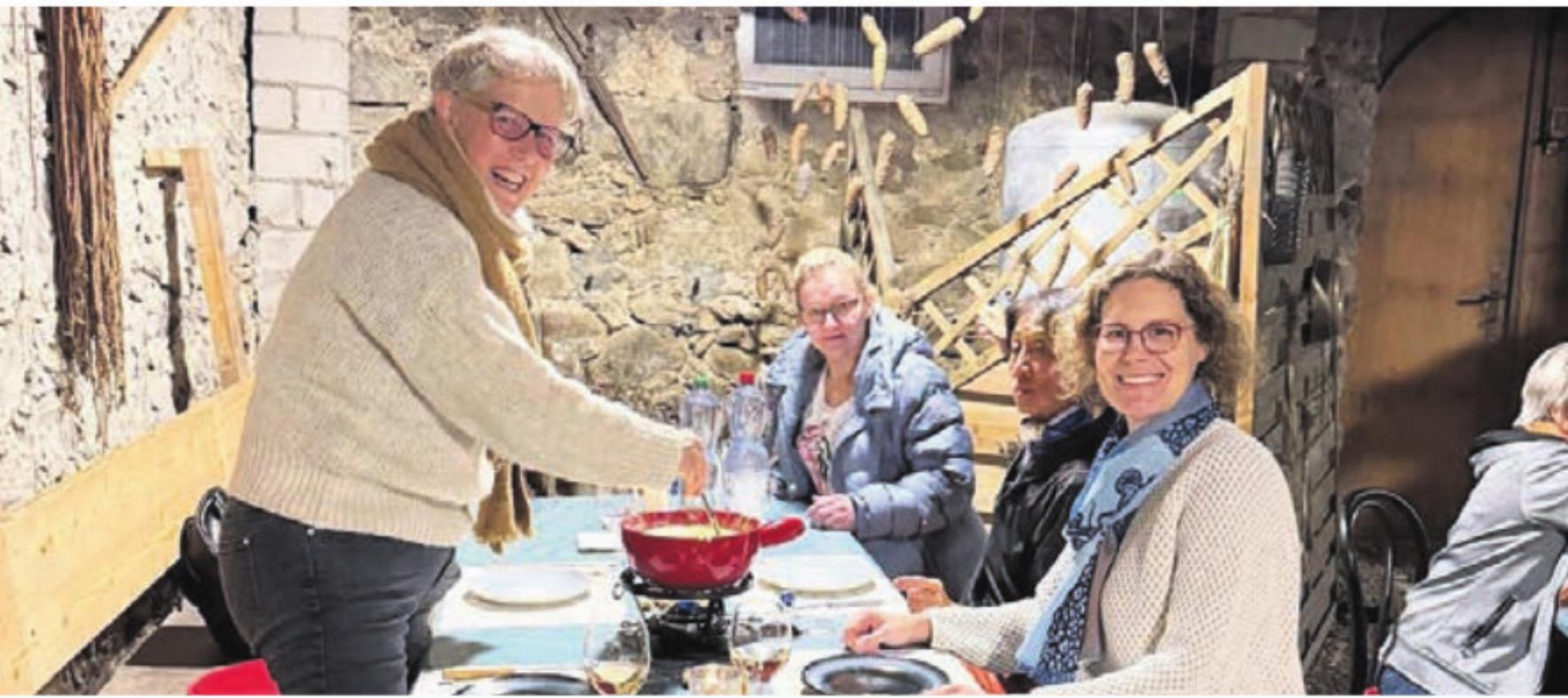 Der Schlusshöck fand in gemütlicher Atmosphäre statt. Bild: zg - Das Bild wird blockiert. – Möglicherweise durch einen aktiven Adblocker.