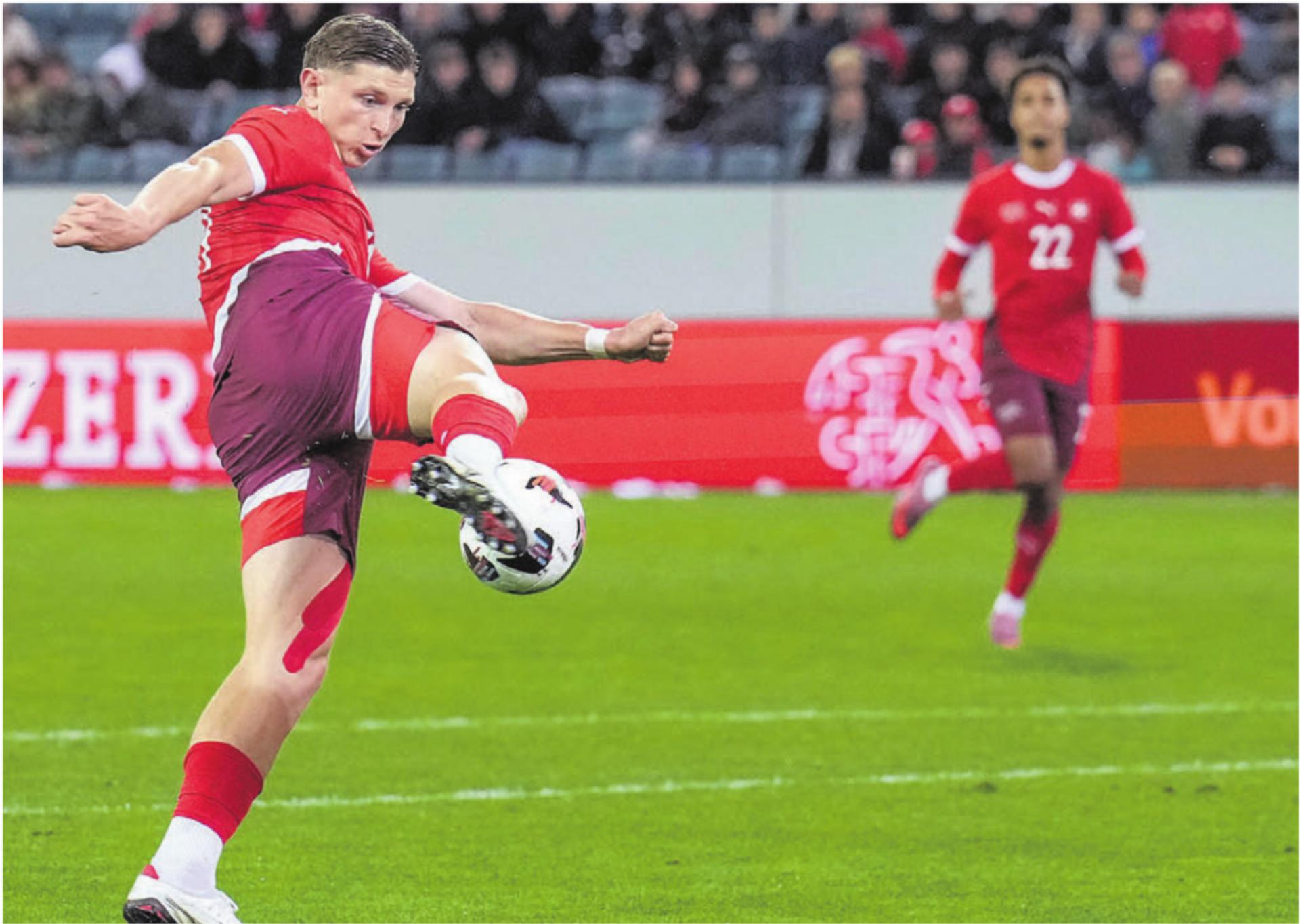 U21-Nationalspieler Alessandro Vogt ist glücklich über die Wertschätzung, die er in seiner Freiämter Heimat erhält. Bilder: Freshfocus/awa/zg/spr - Das Bild wird blockiert. – Möglicherweise durch einen aktiven Adblocker.