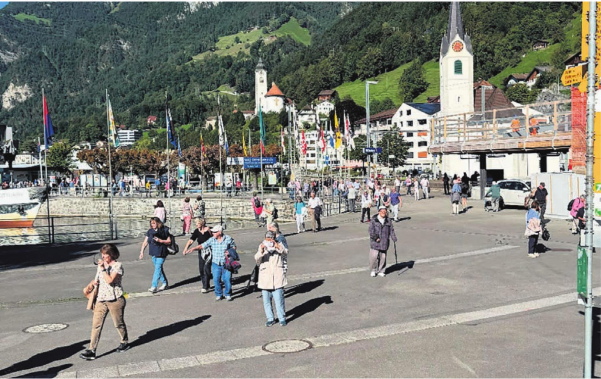 Die Senioren genossen den Tag mit seinen verschiedenen Wechseln der Transportmittel. Bild: zg - Das Bild wird blockiert. – Möglicherweise durch einen aktiven Adblocker.