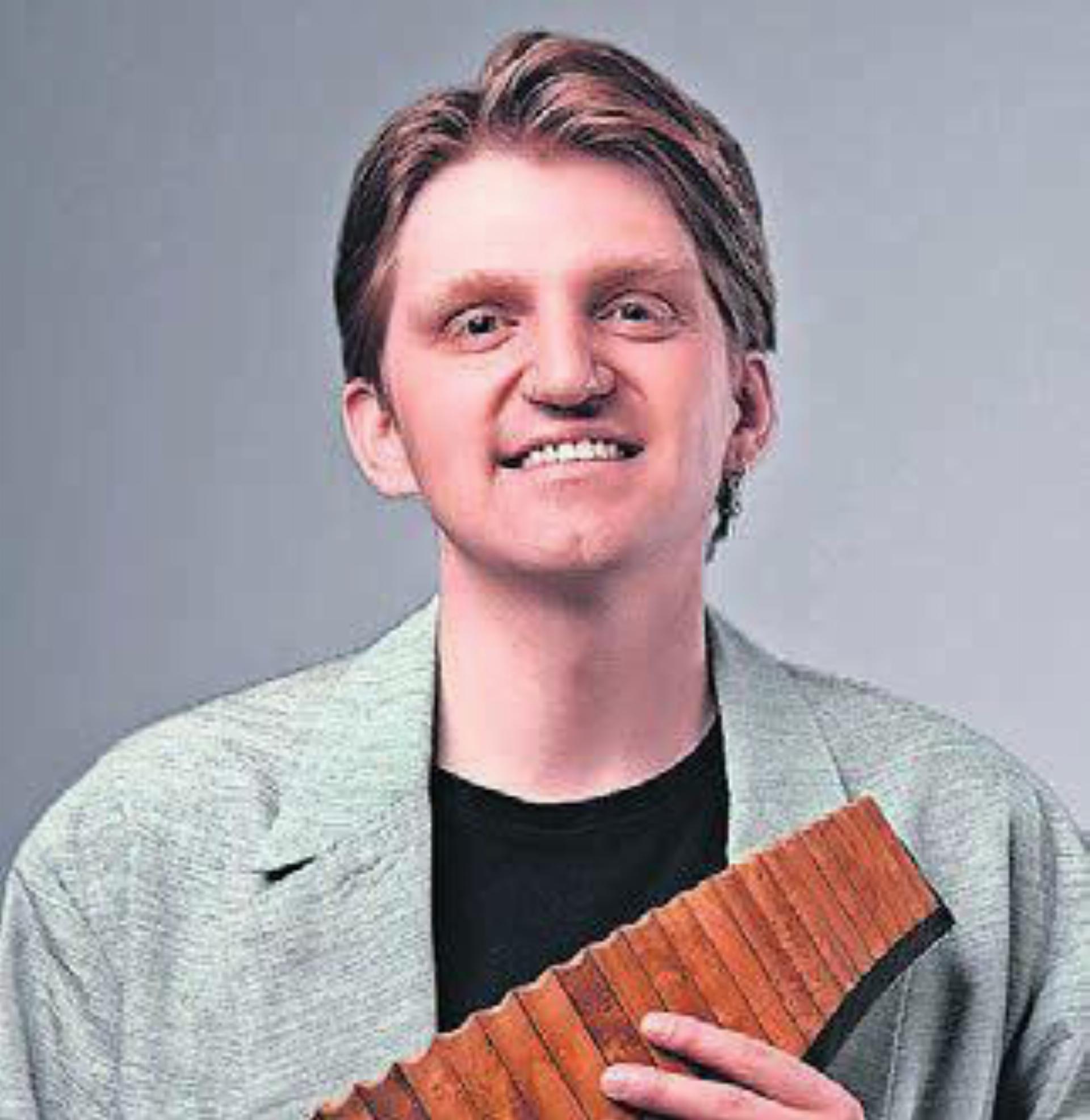 Panflötist Jonas Gross. Bild: zg