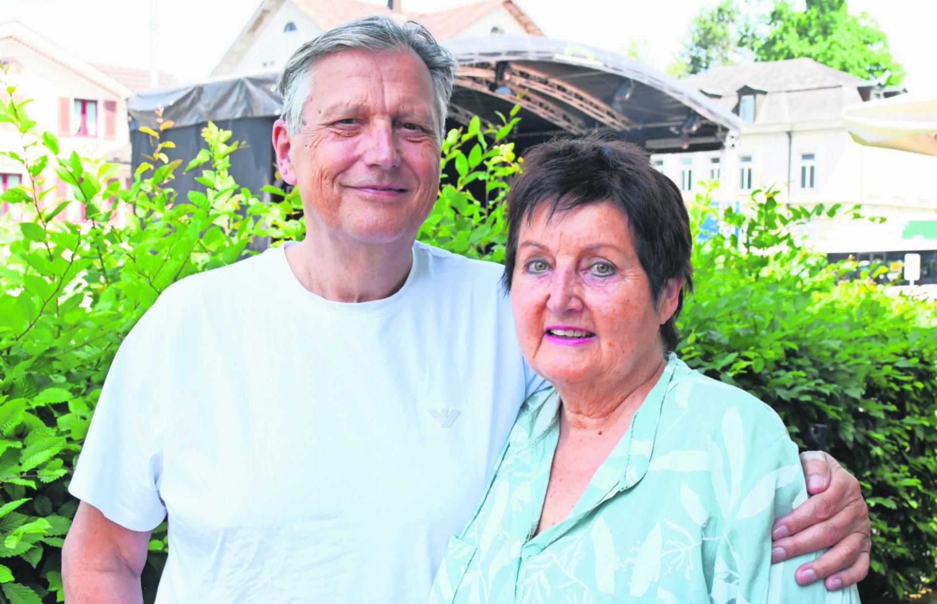 Startklar: Pitsch und Irene Bachmann.