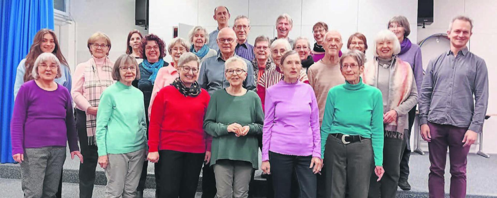 Der Gemischte Chor Rudolfstetten-Friedlisberg freut sich auf das Neujahrskonzert. Bild: zg
