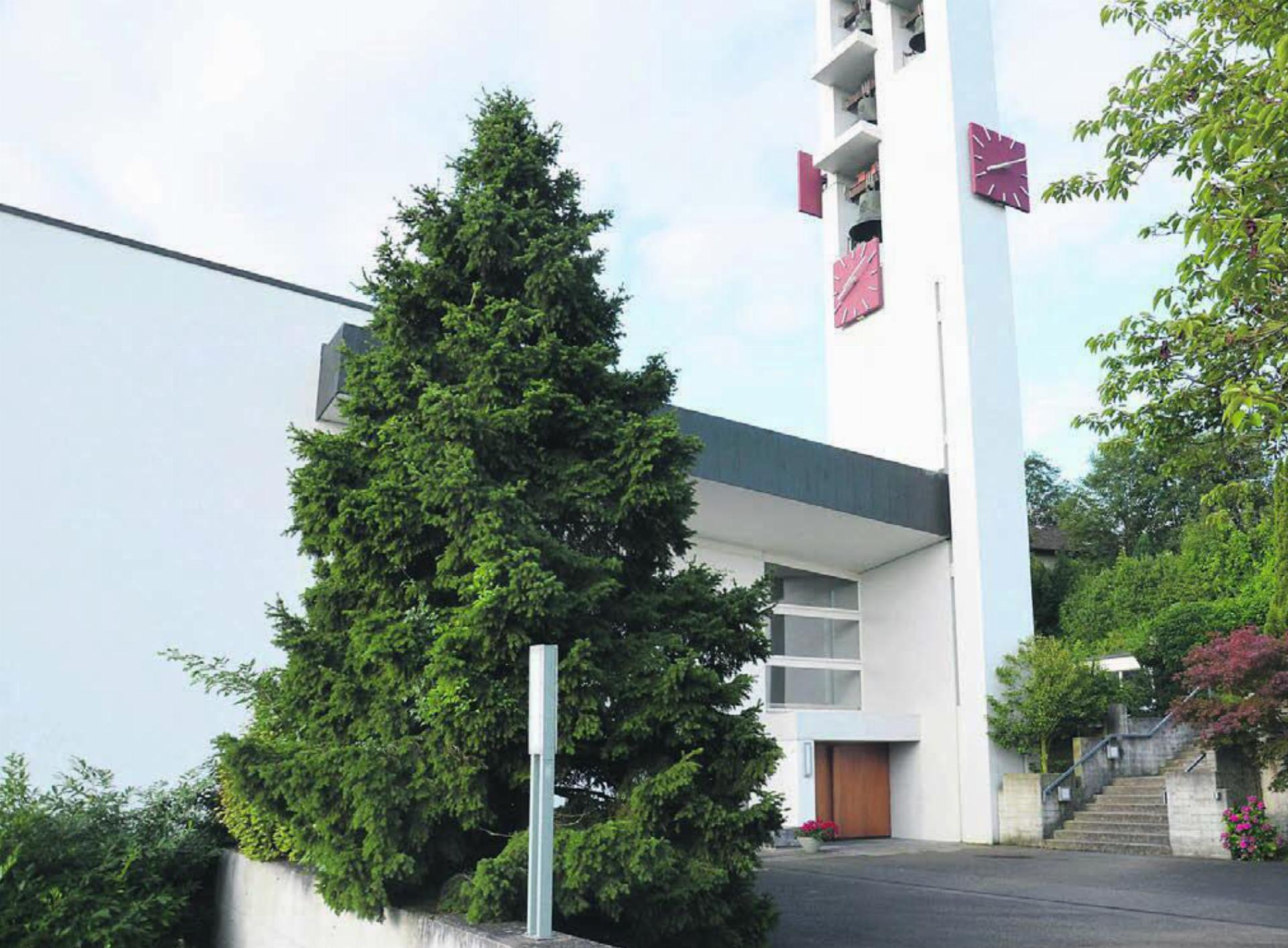 Die Kirche Rudolfstetten ist eines von vier Gebäuden, das energetisch saniert wurde. Bild: Archiv