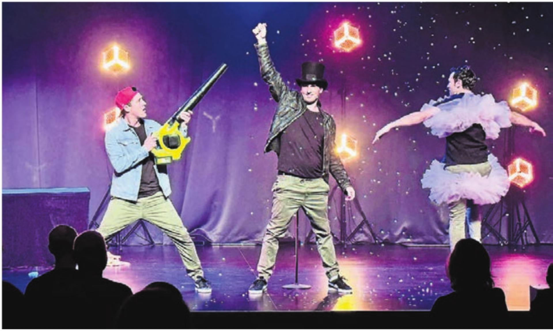 Die Starbugs Comedy präsentiert im neuen Programm eine einzigartige Mischung aus Tanz, Akrobatik und nonverbaler Comedy. Bild: zg - Das Bild wird blockiert. – Möglicherweise durch einen aktiven Adblocker.