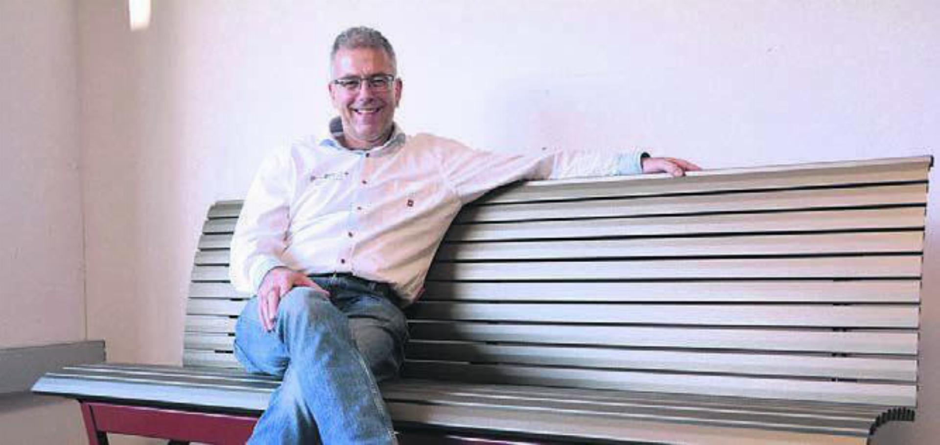 Lange hat Paul Wertli an seiner «perfekten» Sitzbank herumgetüftelt. Bild: sab