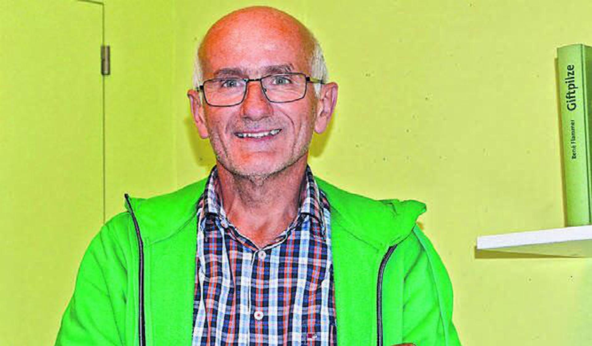 Ewald Wagner möchte fit bleiben und sein Wissen über Pilze weitergeben. Bild: Archiv