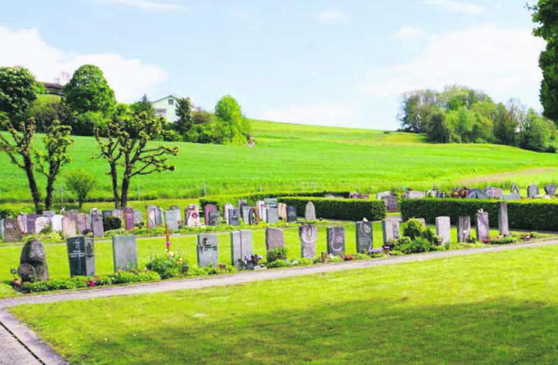 Der Friedhof von Rudolfstetten-Friedlisberg soll umgestaltet und somit aufgewertet werden. Bild: zg