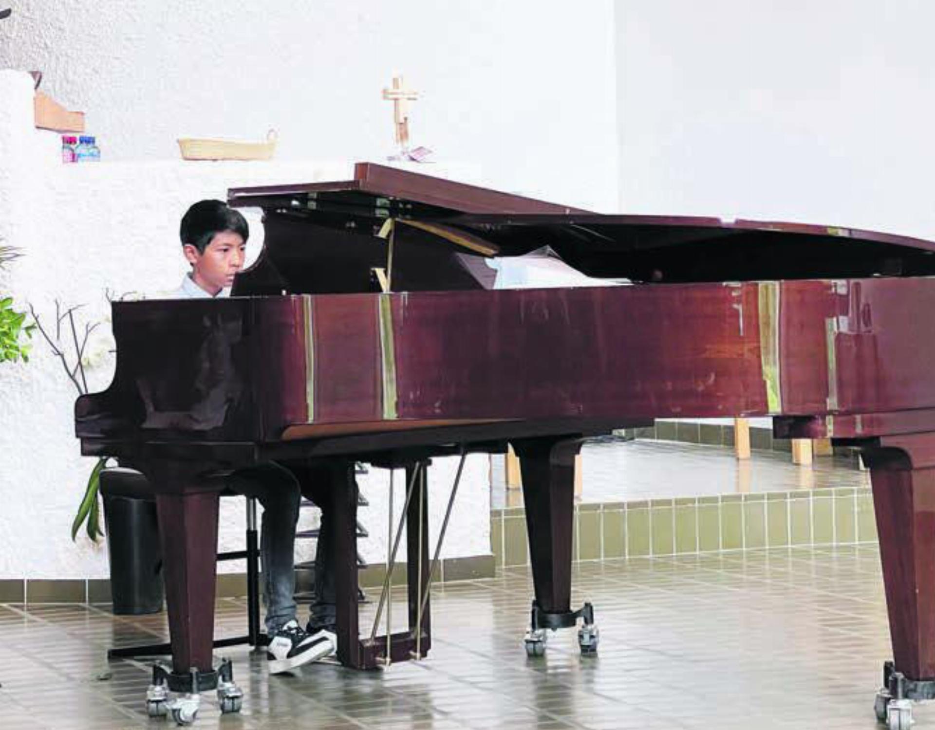 Die Musikschülerinnen und -schüler demonstrierten ihr Können. Bild: zg