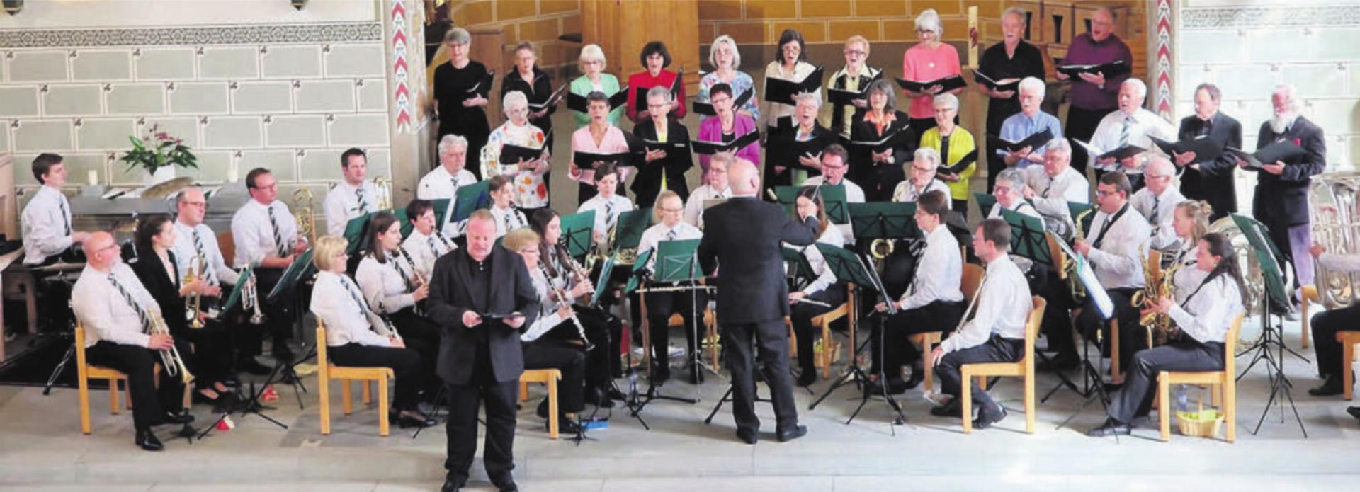 Das gemeinsame Kirchenkonzert der Harmonie und des Kirchenchors Berikon fand grossen Anklang. Bild: zg