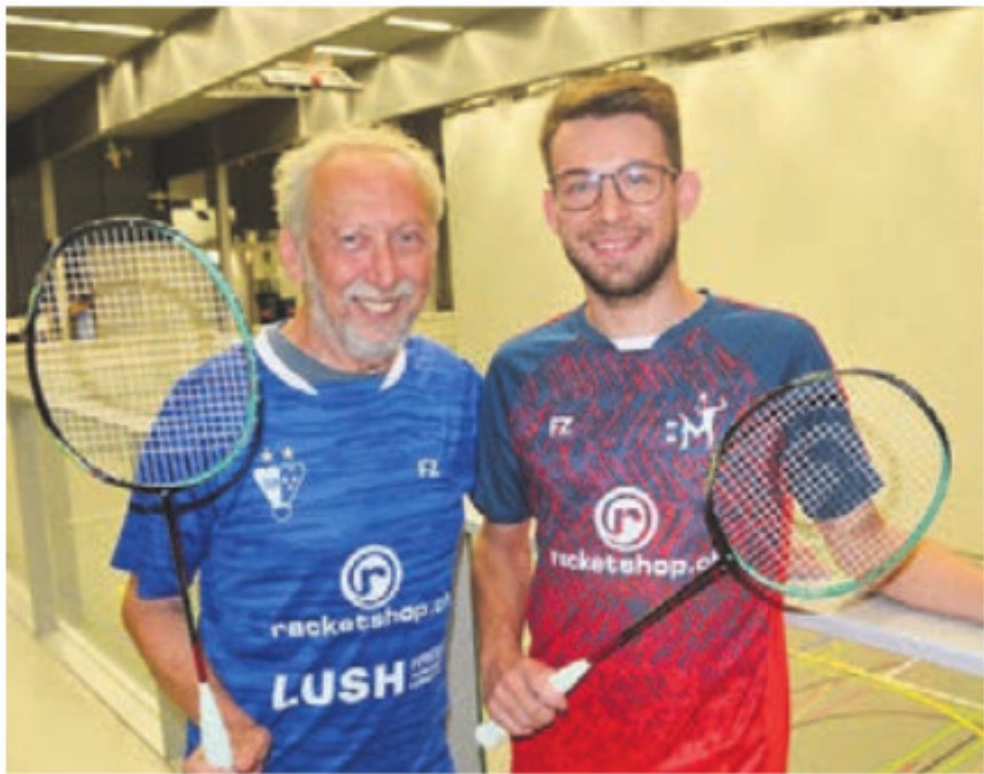 Fredy Heymann (links) und Dario Kaufmann schauen zurück. Bild: rwi - Das Bild wird blockiert. – Möglicherweise durch einen aktiven Adblocker.