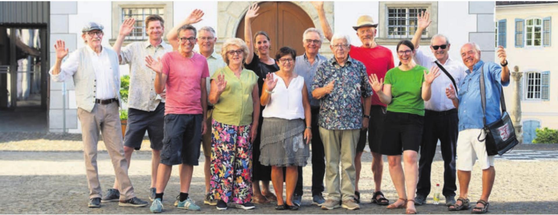 Die Stadtführergruppe wird für ihre gelungenen szenischen Führungen ausgezeichnet, die alle zwei Jahre stattfinden. Bild: zg - Das Bild wird blockiert. – Möglicherweise durch einen aktiven Adblocker.