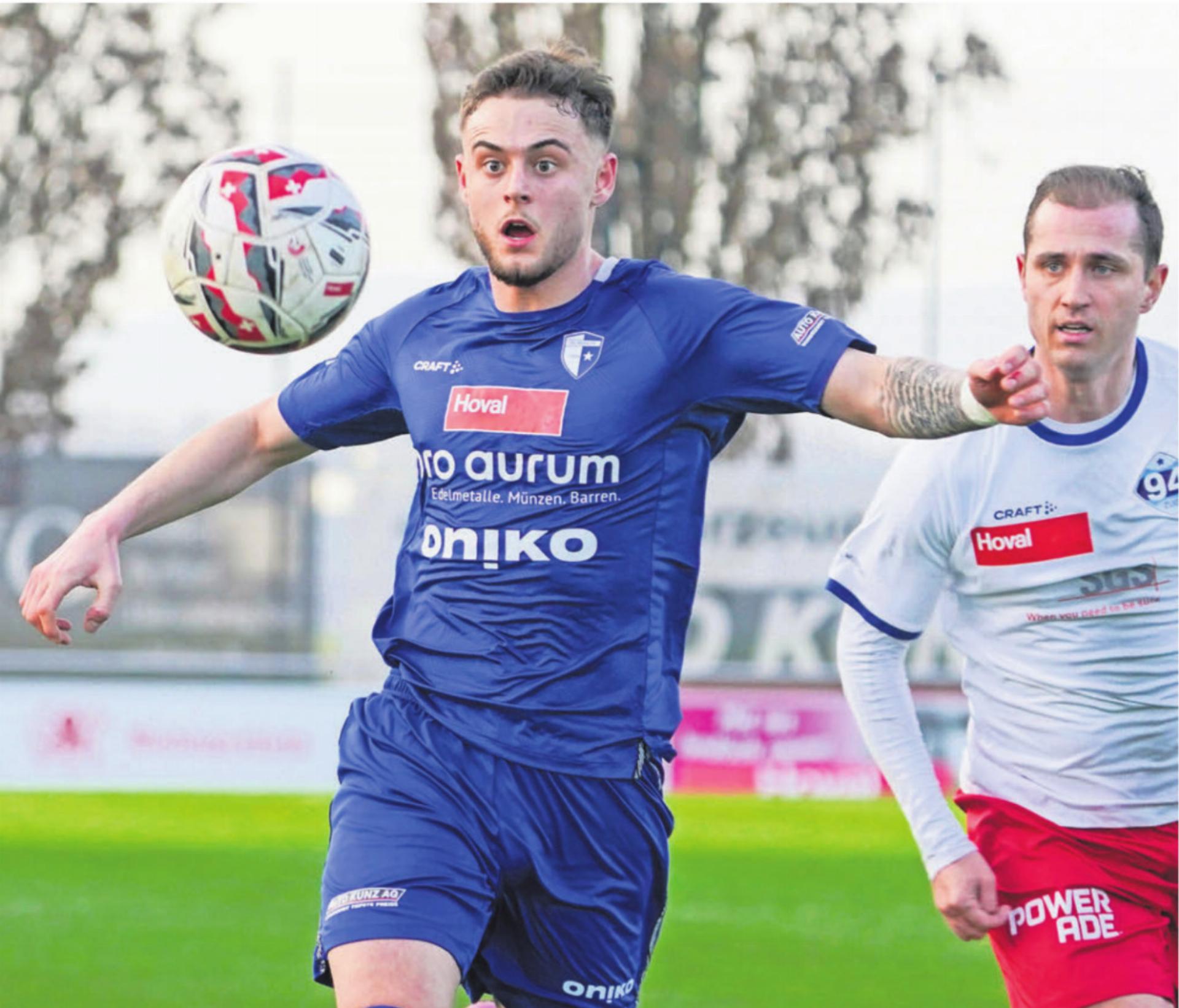 In Erlinsbach zu Hause, in Kroatien aufgewachsen, die Wurzeln im Kosovo: Neuzugang Pren Gjini. Bild: Alexander Wagner - Das Bild wird blockiert. – Möglicherweise durch einen aktiven Adblocker.