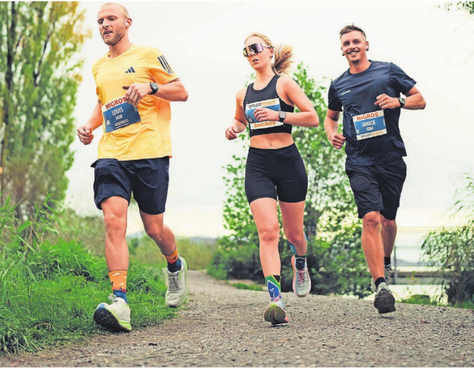 Ein beliebter Event: Der Hallwilerseelauf mit imposanter Laufkulisse. Bild: pd - Das Bild wird blockiert. – Möglicherweise durch einen aktiven Adblocker.