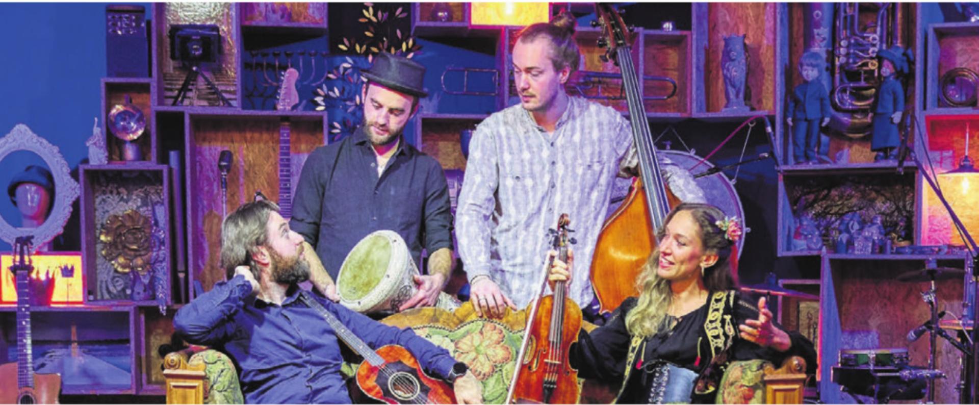 Die Gruppe New Balkan Folk tritt im Kellertheater auf. Bild: zg - Das Bild wird blockiert. – Möglicherweise durch einen aktiven Adblocker.