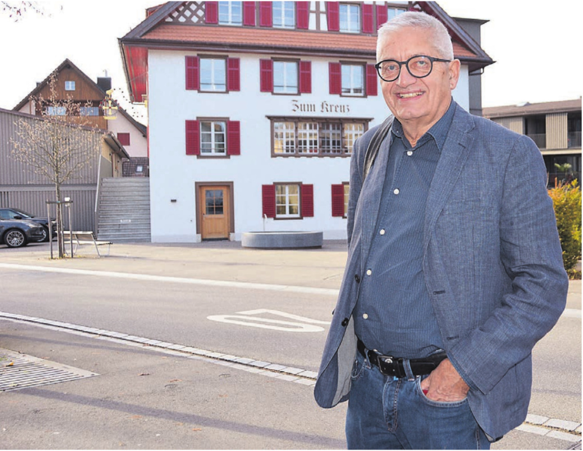 Gemeinderat Luigi Alberti prägte über Jahrzehnte das geschützte Ortsbild von Jonen mit. Bilder: Roger Wetli - Das Bild wird blockiert. – Möglicherweise durch einen aktiven Adblocker.