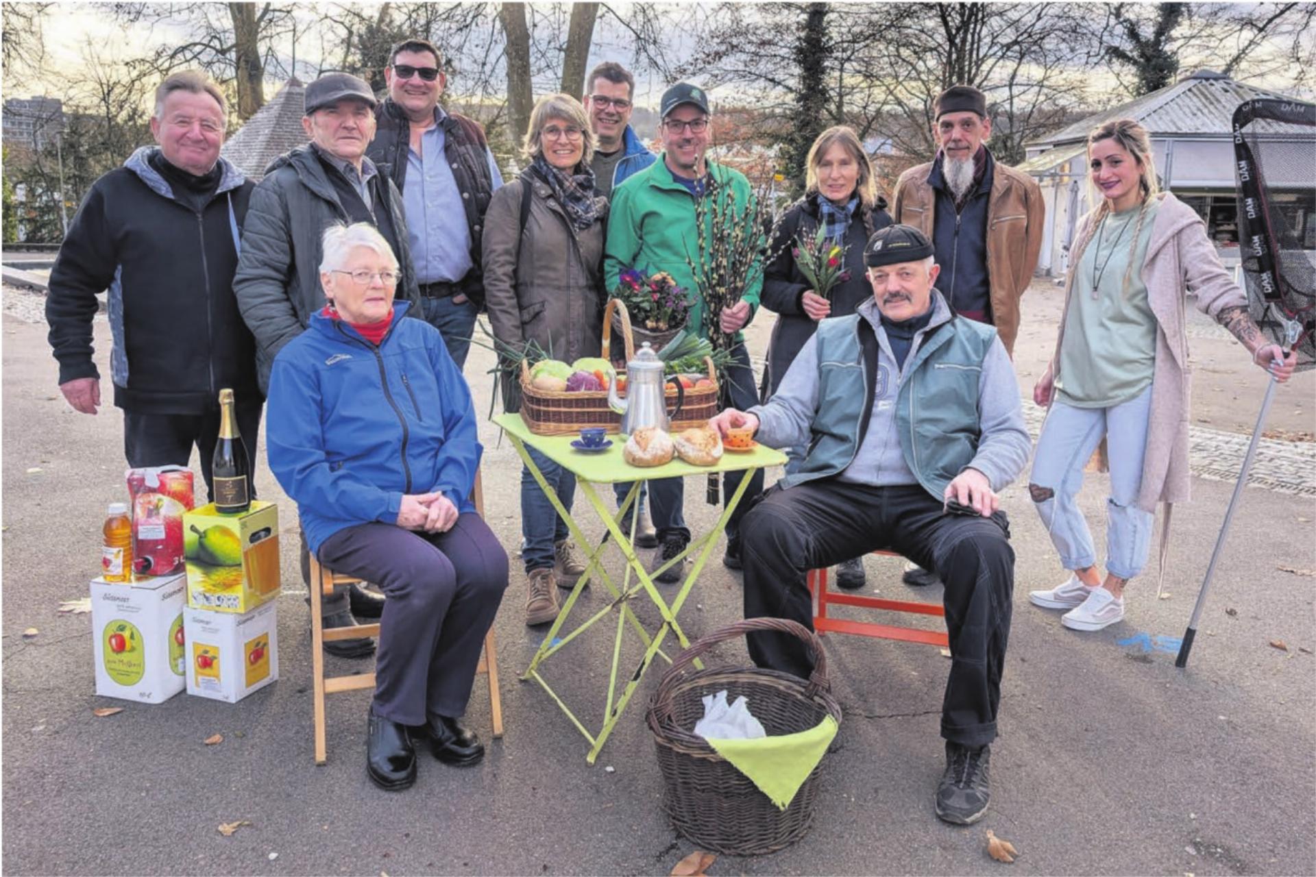 Die Bremgarter Marktfamilie präsentiert auch 2026 ein reichhaltiges Angebot auf dem Stadtschulhausplatz. Bild: Marco Huwyler - Das Bild wird blockiert. – Möglicherweise durch einen aktiven Adblocker.