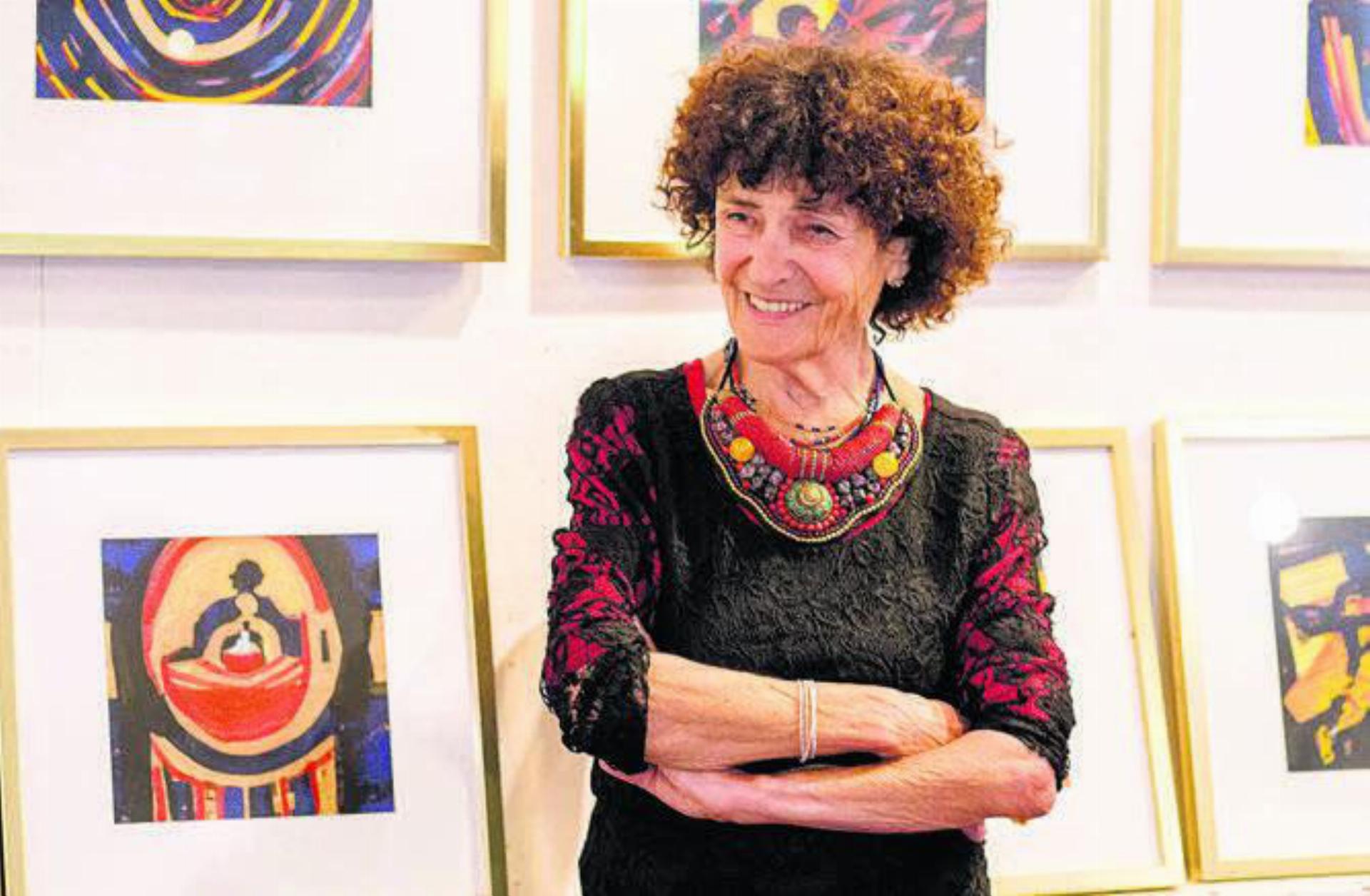 Begegnungen mit Menschen, künstlerisch von Heidi Widmer festgehalten. Bild: Archiv - Das Bild wird blockiert. – Möglicherweise durch einen aktiven Adblocker.