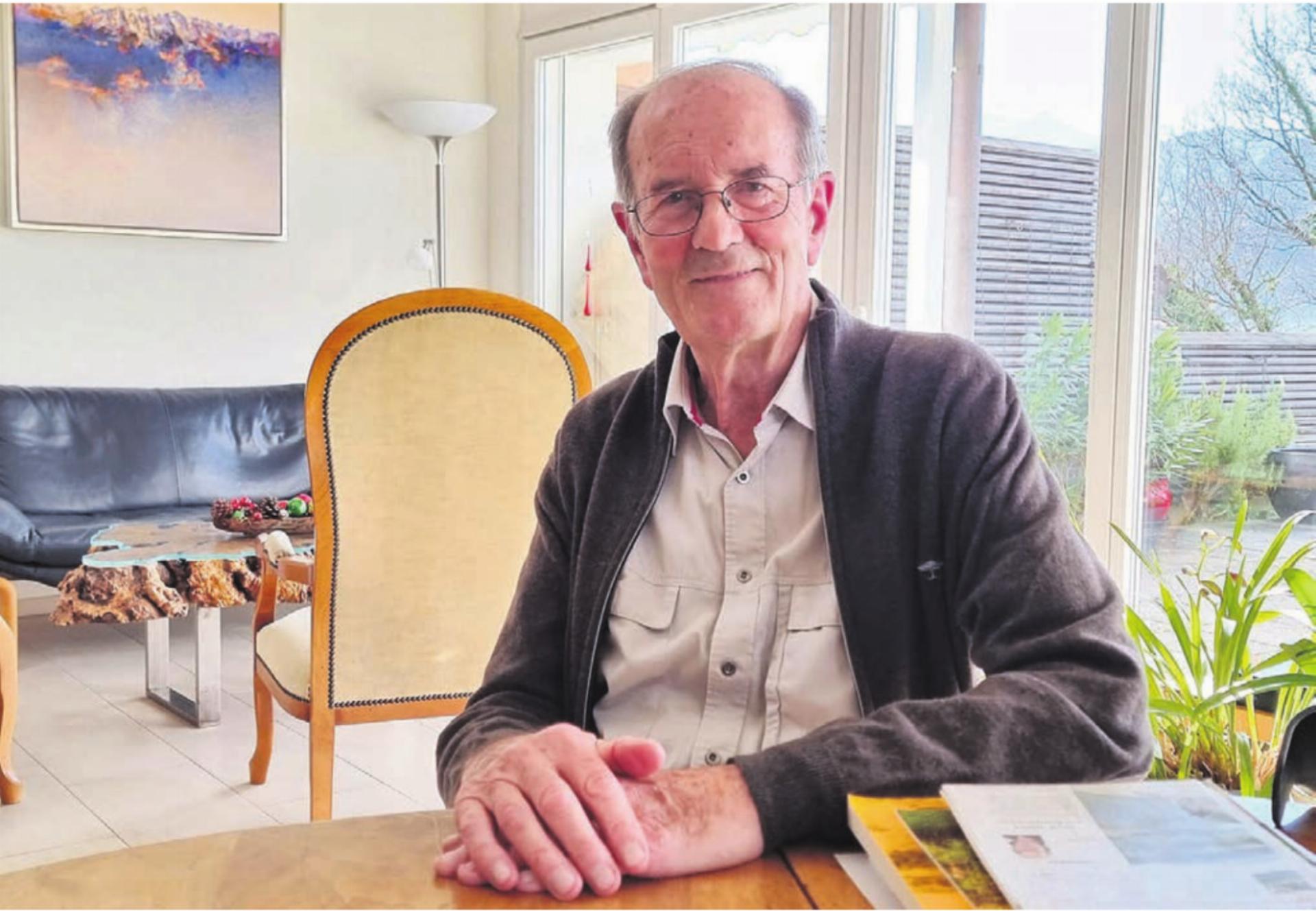 Richard Maurers Erinnerungen an das Flachsee-Projekt und die damit verbundene Kommunikation sind präsent. Der Biologe besucht auch heute noch ab und zu das Reusstal. Bild: Verena Anna Wigger - Das Bild wird blockiert. – Möglicherweise durch einen aktiven Adblocker.