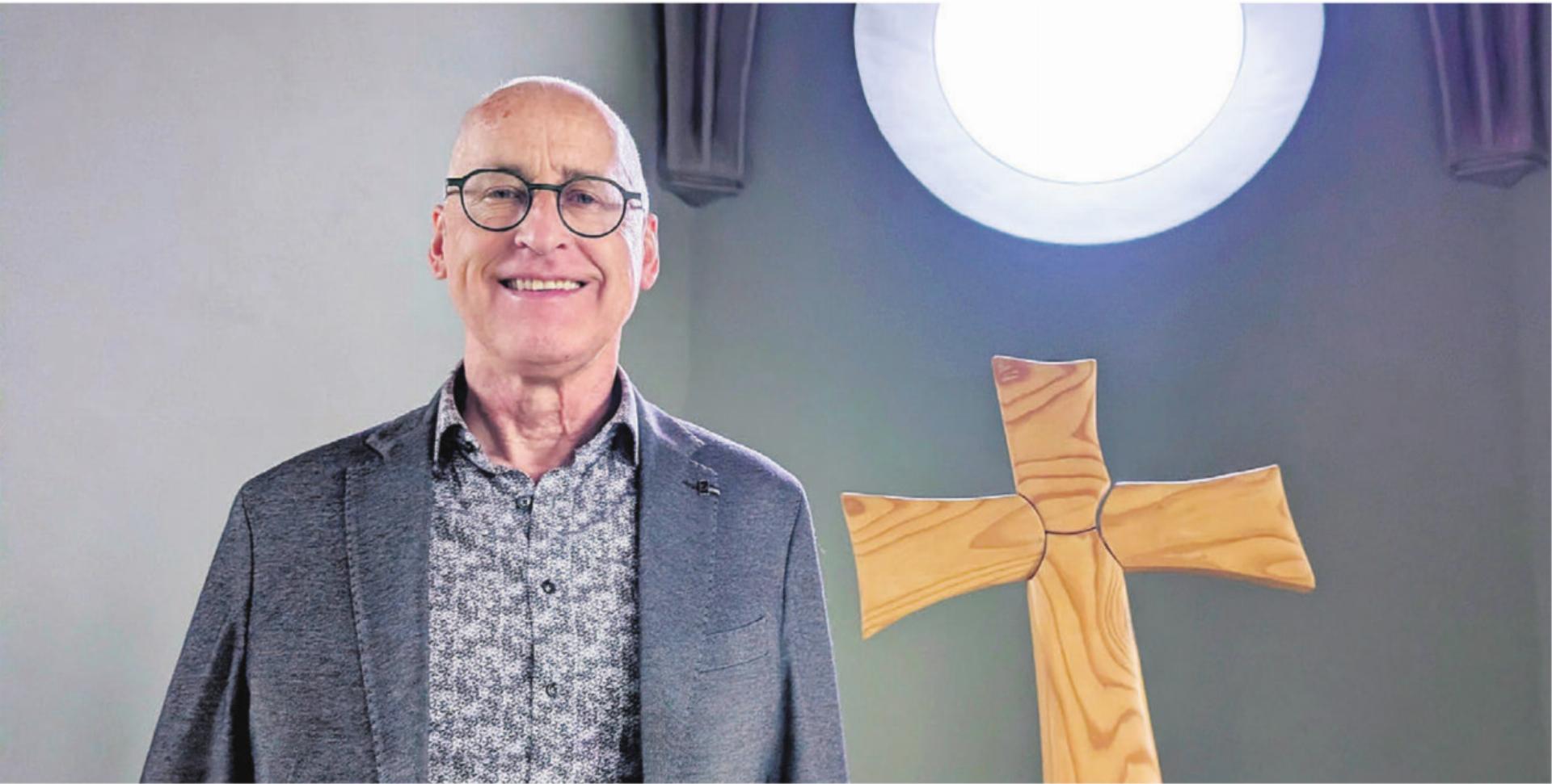 Ruedi Bertschi verlässt am Sonntag die Bremgarter Kanzel für immer. «Es ist schon gut, dass es jetzt mal fertig ist», sagt der baldige Pensionär. Bild: Marco Huwyler - Das Bild wird blockiert. – Möglicherweise durch einen aktiven Adblocker.