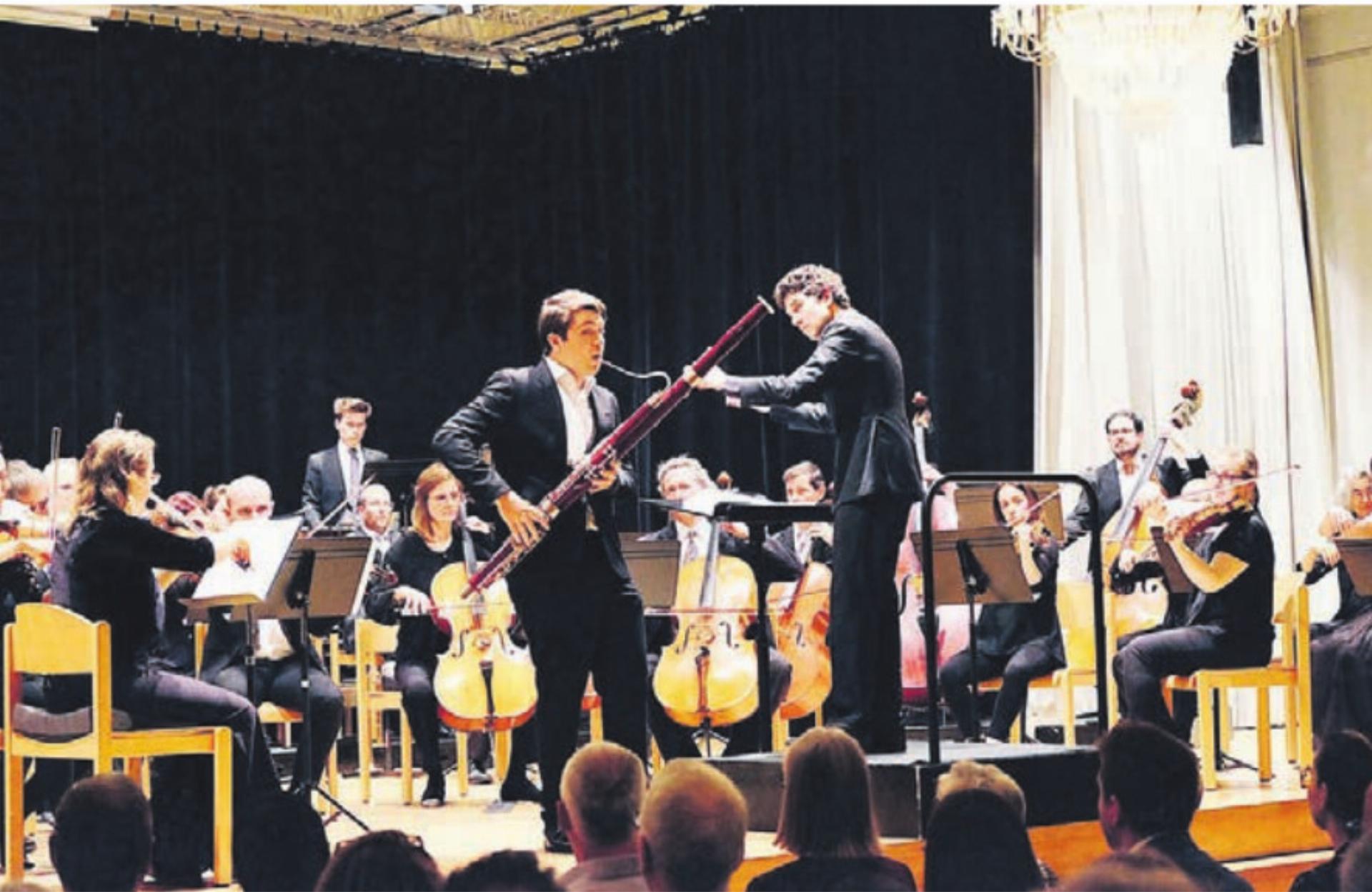 Enrico Bassi spielte das Fagott so virtuos wie kein anderer und gewann bei The Muri Competition 2023 den 1. Preis Fagott. Bild: zg - Das Bild wird blockiert. – Möglicherweise durch einen aktiven Adblocker.